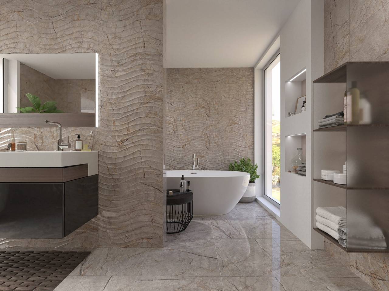 Керамогранит коллекция Crema Cappuccino 60x60 Dogma в Астрахани | Клондайк Астрахань Официальный сайт